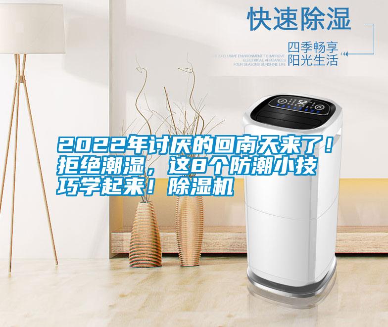 2022年討厭的回南天來了！拒絕潮濕，這8個防潮小技巧學起來！除濕機