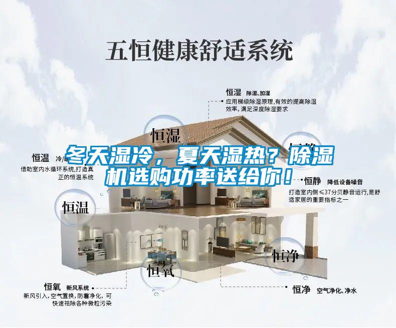 冬天濕冷，夏天濕熱？除濕機(jī)選購(gòu)功率送給你！