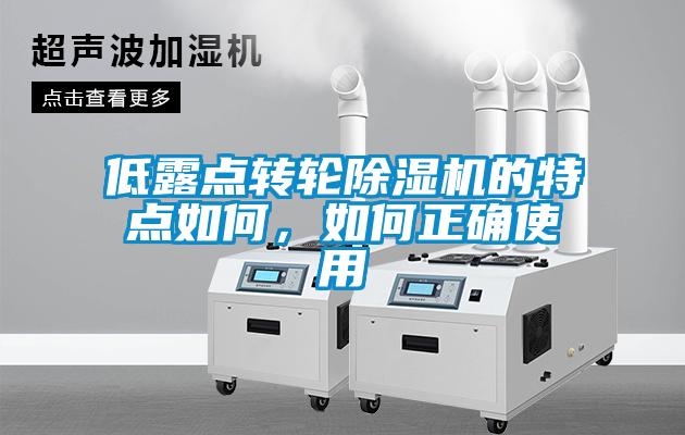 低露點轉(zhuǎn)輪除濕機的特點如何，如何正確使用