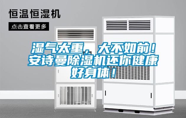 濕氣太重，大不如前！安詩曼除濕機還你健康好身體！