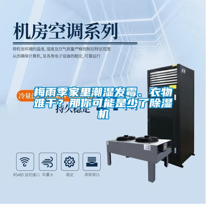梅雨季家里潮濕發(fā)霉、衣物難干？那你可能是少了除濕機