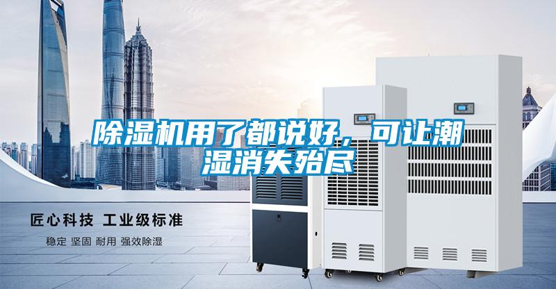 除濕機用了都說好，可讓潮濕消失殆盡
