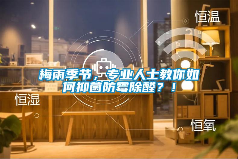 梅雨季節，專業人士教你如何抑菌防霉除醛？！