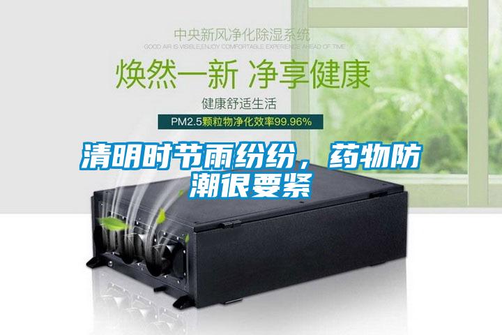 清明時節雨紛紛，藥物防潮很要緊