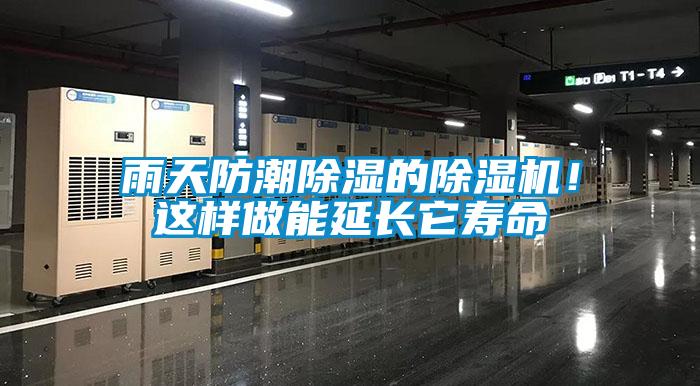雨天防潮除濕的除濕機！這樣做能延長它壽命