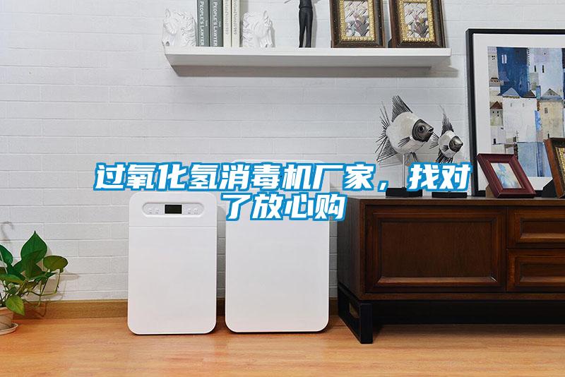 過氧化氫消毒機廠家，找對了放心購