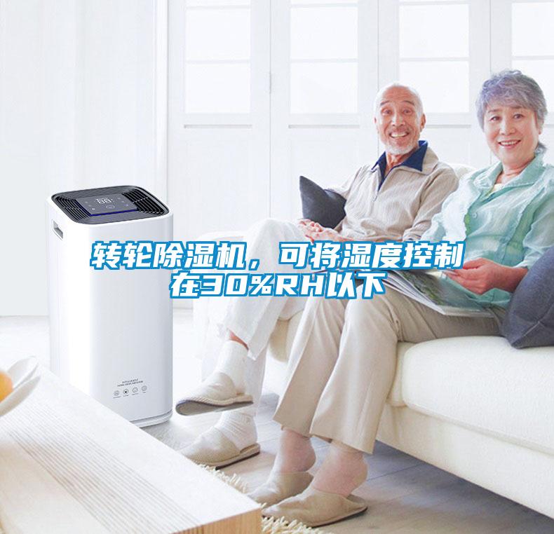 轉輪除濕機，可將濕度控制在30%RH以下