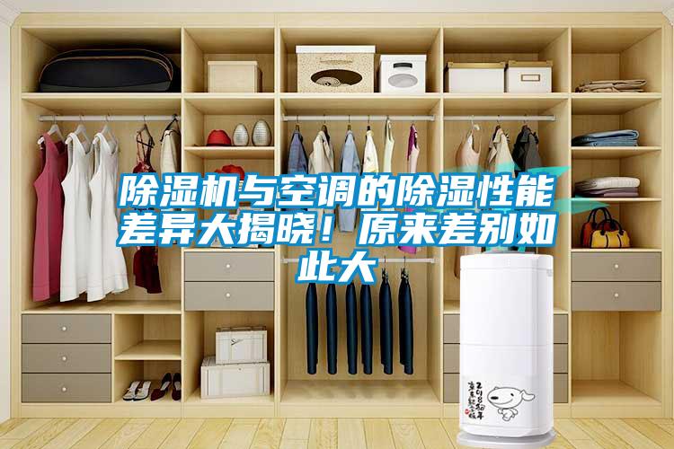 除濕機(jī)與空調(diào)的除濕性能差異大揭曉！原來(lái)差別如此大