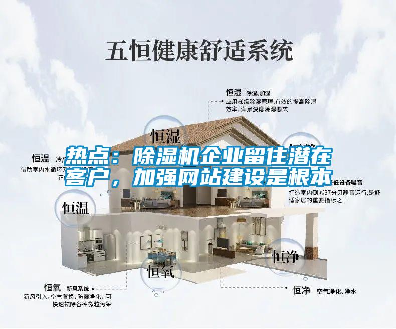 熱點：除濕機企業留住潛在客戶，加強網站建設是根本