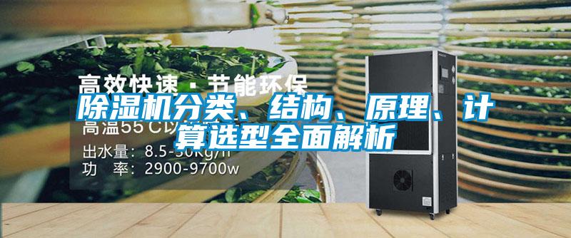 除濕機(jī)分類、結(jié)構(gòu)、原理、計(jì)算選型全面解析