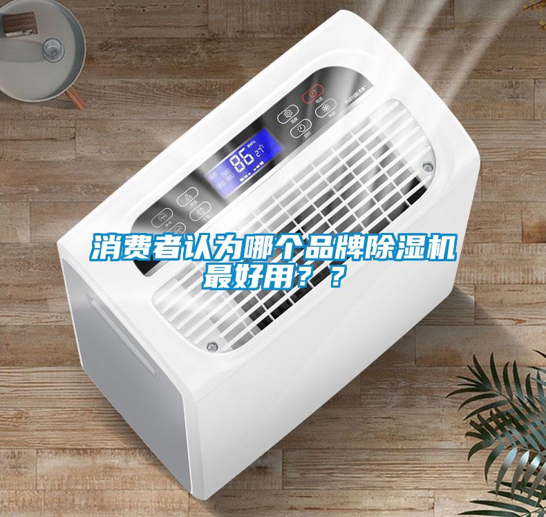 消費者認為哪個品牌除濕機最好用？？