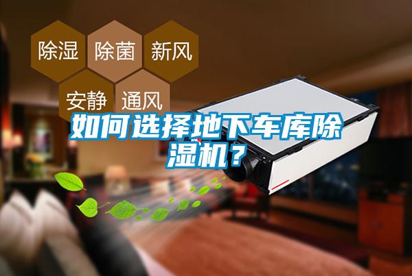 如何選擇地下車庫除濕機？