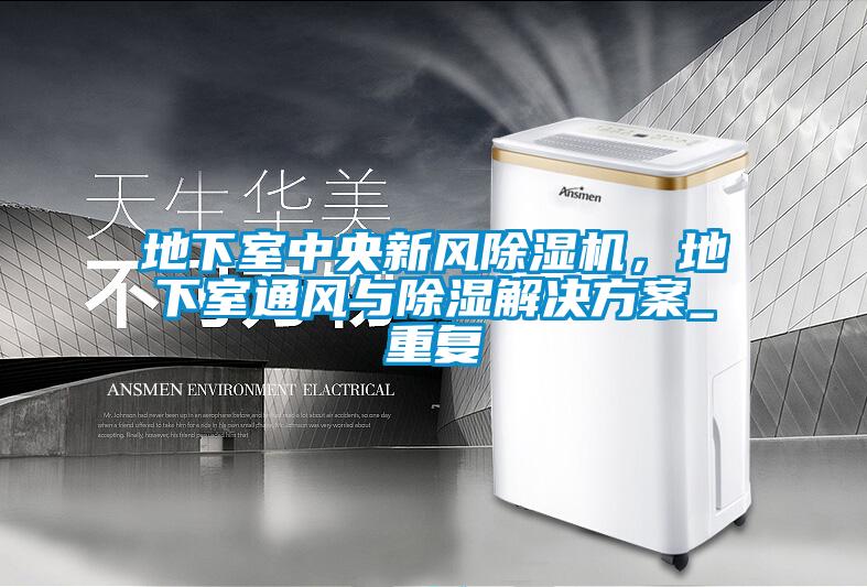 地下室中央新風(fēng)除濕機(jī)，地下室通風(fēng)與除濕解決方案_重復(fù)