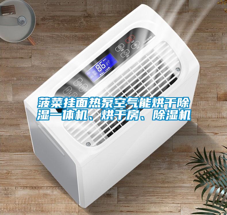 菠菜掛面熱泵空氣能烘干除濕一體機、烘干房、除濕機