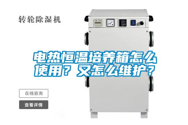 電熱恒溫培養箱怎么使用？又怎么維護？