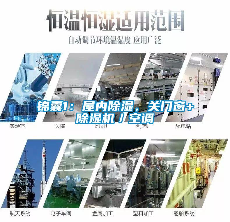 錦囊1：屋內(nèi)除濕，關(guān)門窗+除濕機／空調(diào)