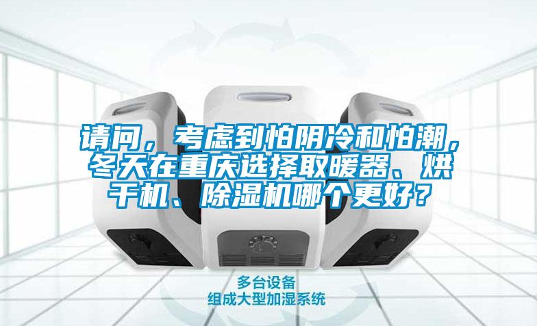 請問，考慮到怕陰冷和怕潮，冬天在重慶選擇取暖器、烘干機、除濕機哪個更好？