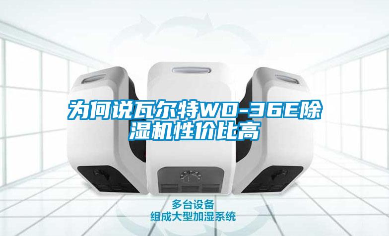 為何說瓦爾特WD-36E除濕機(jī)性價比高