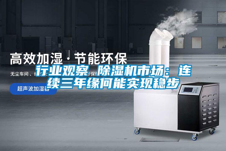 行業(yè)觀察 除濕機市場：連續(xù)三年緣何能實現穩(wěn)步