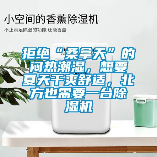 拒絕“桑拿天”的悶熱潮濕，想要夏天干爽舒適，北方也需要一臺除濕機