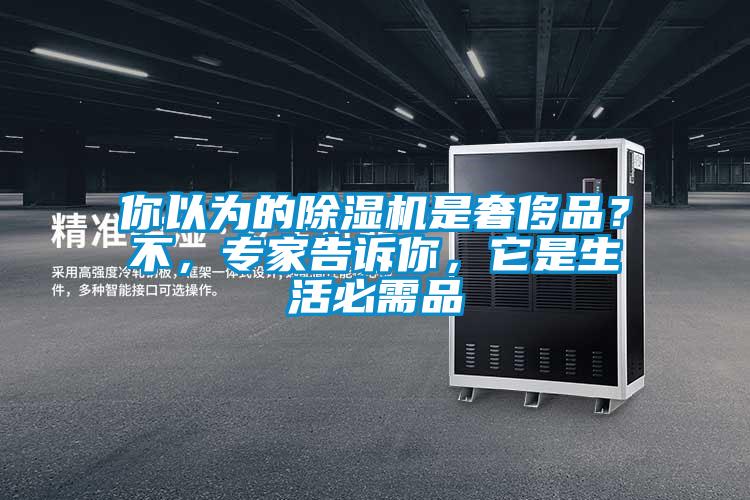你以為的除濕機是奢侈品？不，專家告訴你，它是生活必需品