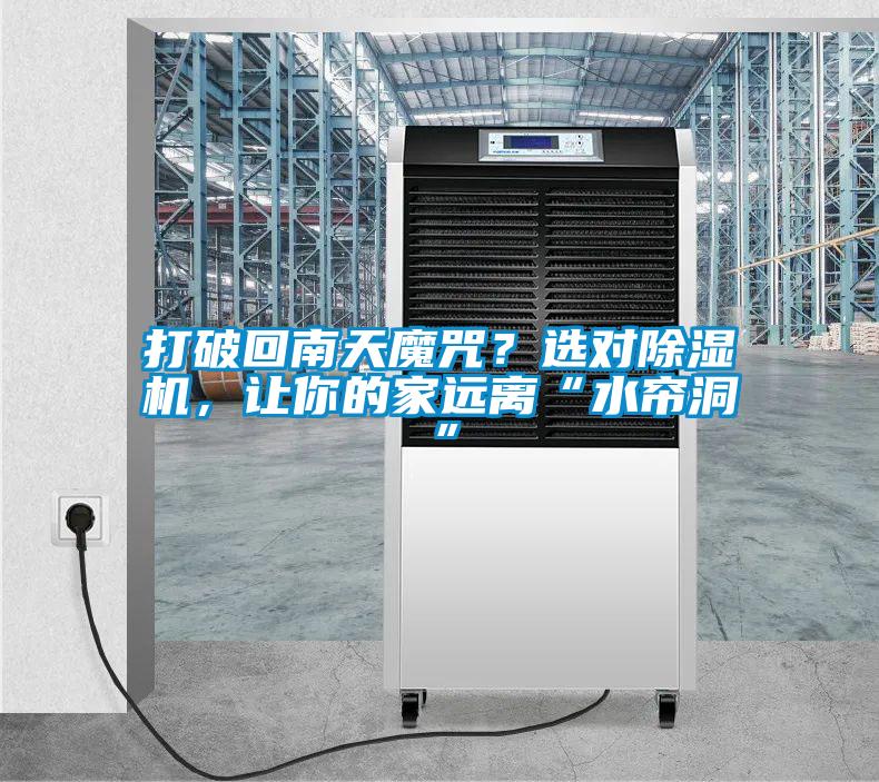 打破回南天魔咒？選對除濕機，讓你的家遠離“水簾洞”