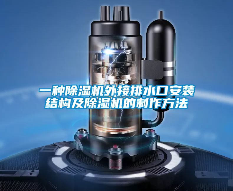 一種除濕機外接排水口安裝結(jié)構(gòu)及除濕機的制作方法