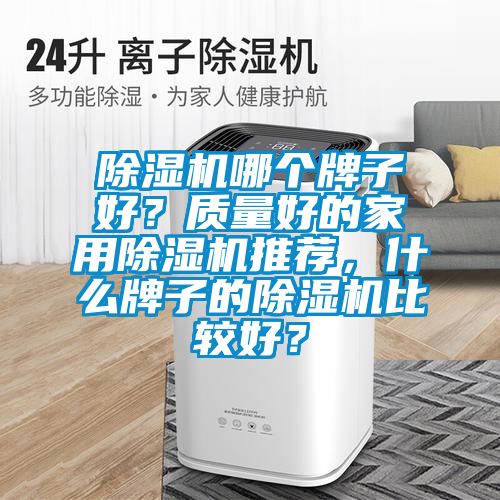 除濕機哪個牌子好？質(zhì)量好的家用除濕機推薦，什么牌子的除濕機比較好？
