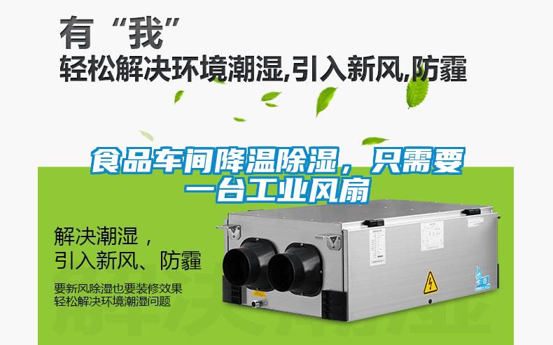 食品車間降溫除濕，只需要一臺工業(yè)風扇