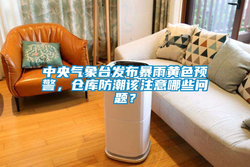 中央氣象臺發布暴雨黃色預警，倉庫防潮該注意哪些問題？